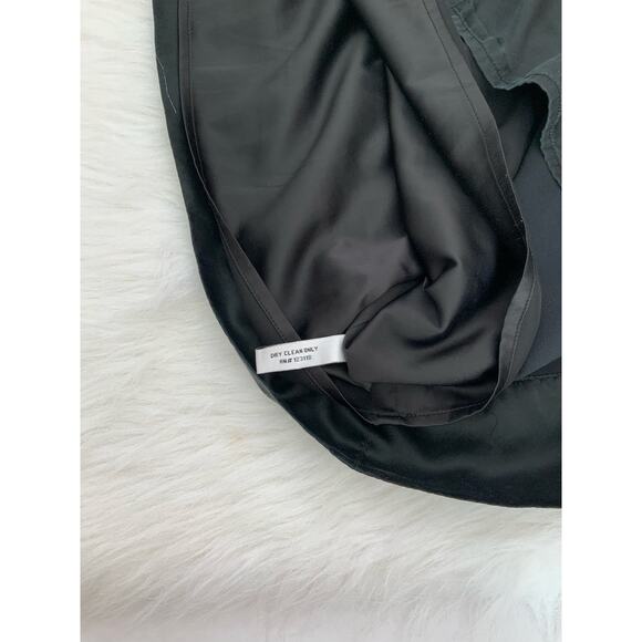 Walter Baker Silk Black Midi Dress Open Back Bow Detail Cocktail Party Size 0 XS - Picture 13 of 15